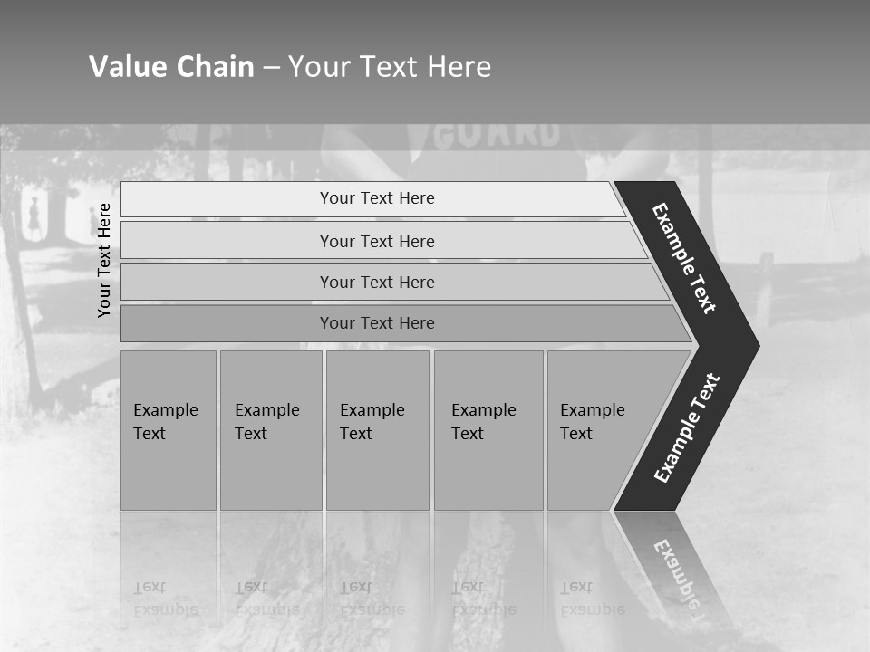 Sportsman 20 Th Century Poses For The Camera PowerPoint Template