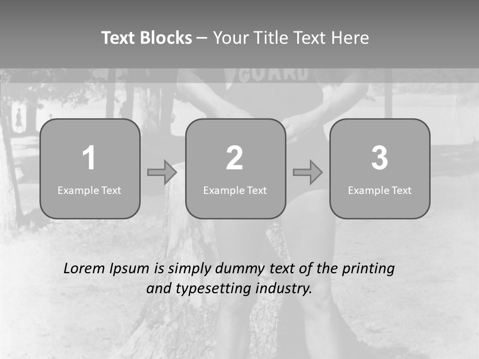 Sportsman 20 Th Century Poses For The Camera PowerPoint Template