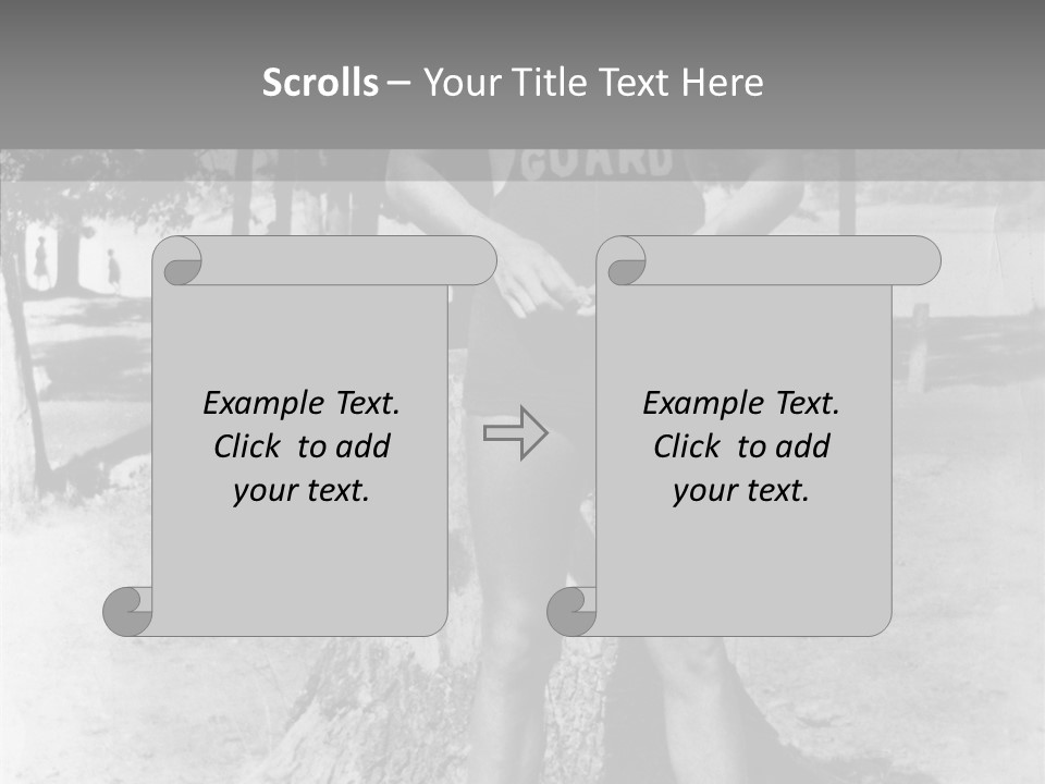 Sportsman 20 Th Century Poses For The Camera PowerPoint Template
