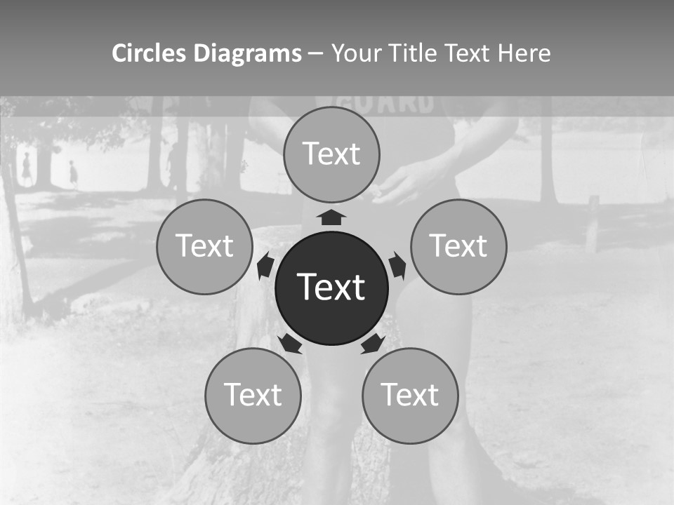 Sportsman 20 Th Century Poses For The Camera PowerPoint Template