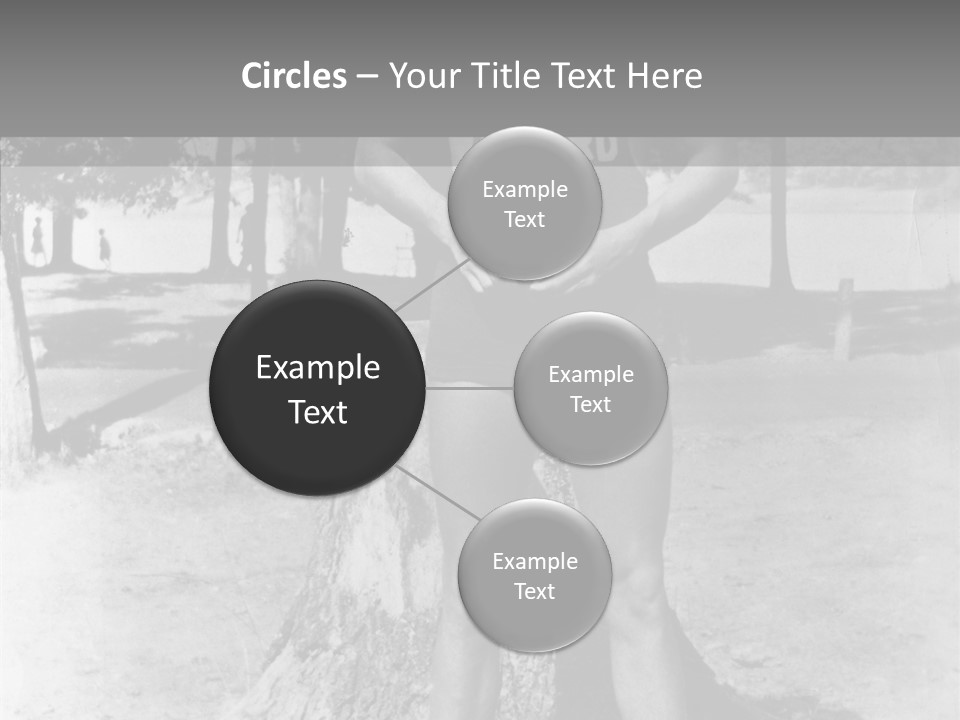 Sportsman 20 Th Century Poses For The Camera PowerPoint Template