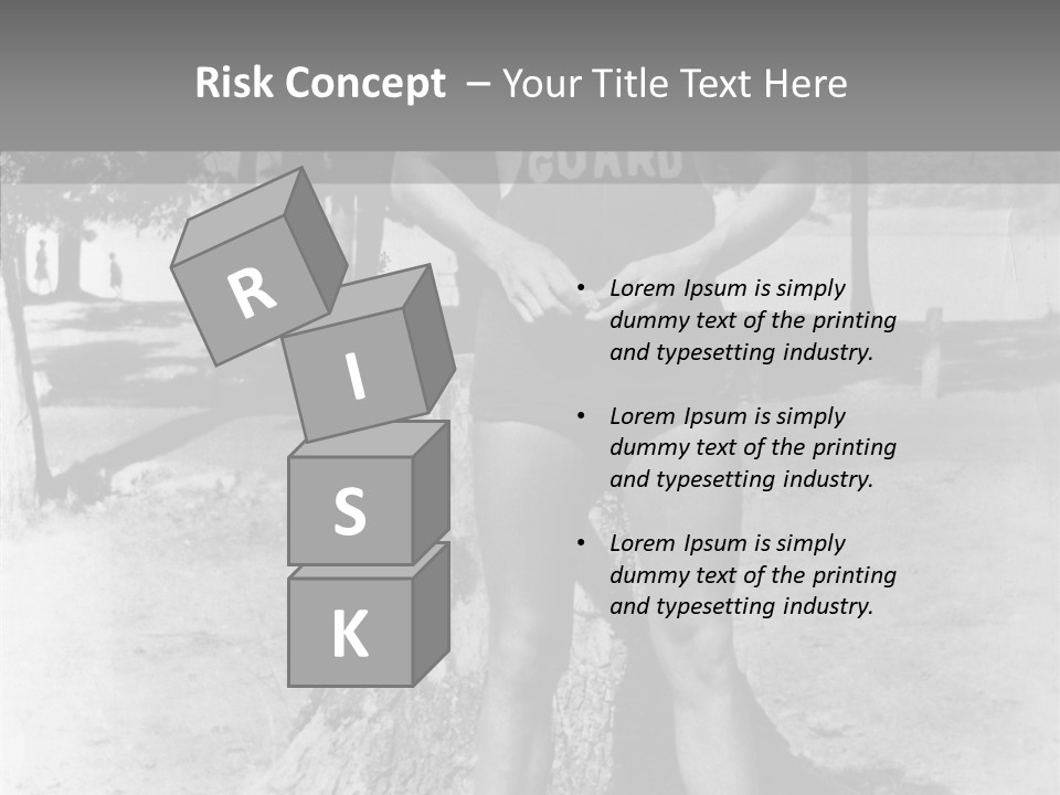 Sportsman 20 Th Century Poses For The Camera PowerPoint Template