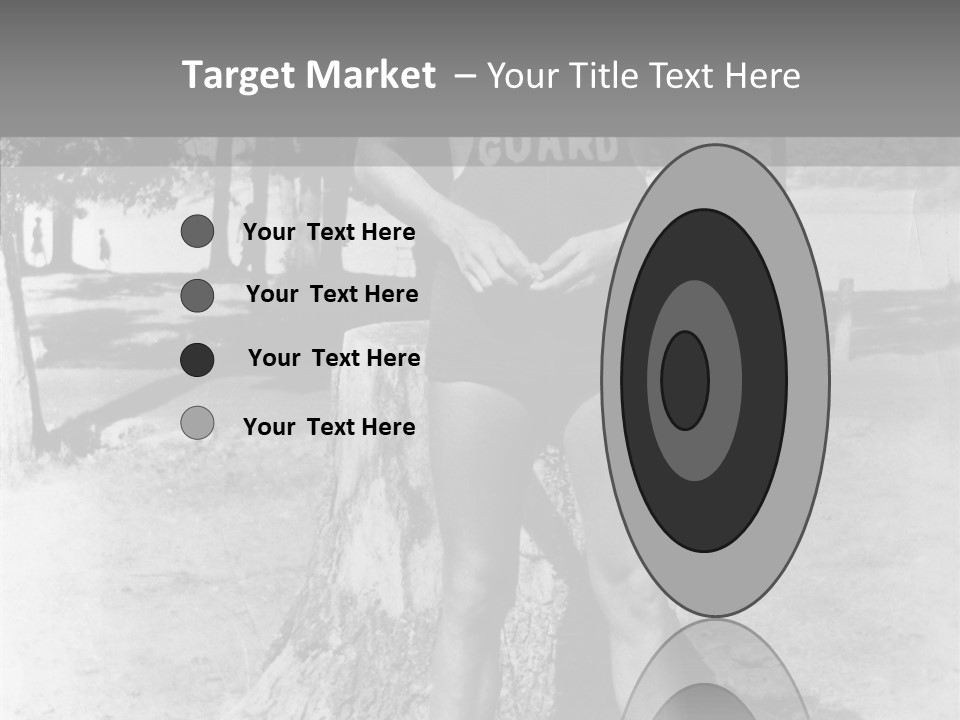 Sportsman 20 Th Century Poses For The Camera PowerPoint Template