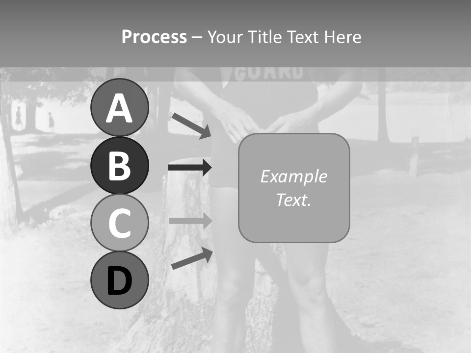 Sportsman 20 Th Century Poses For The Camera PowerPoint Template