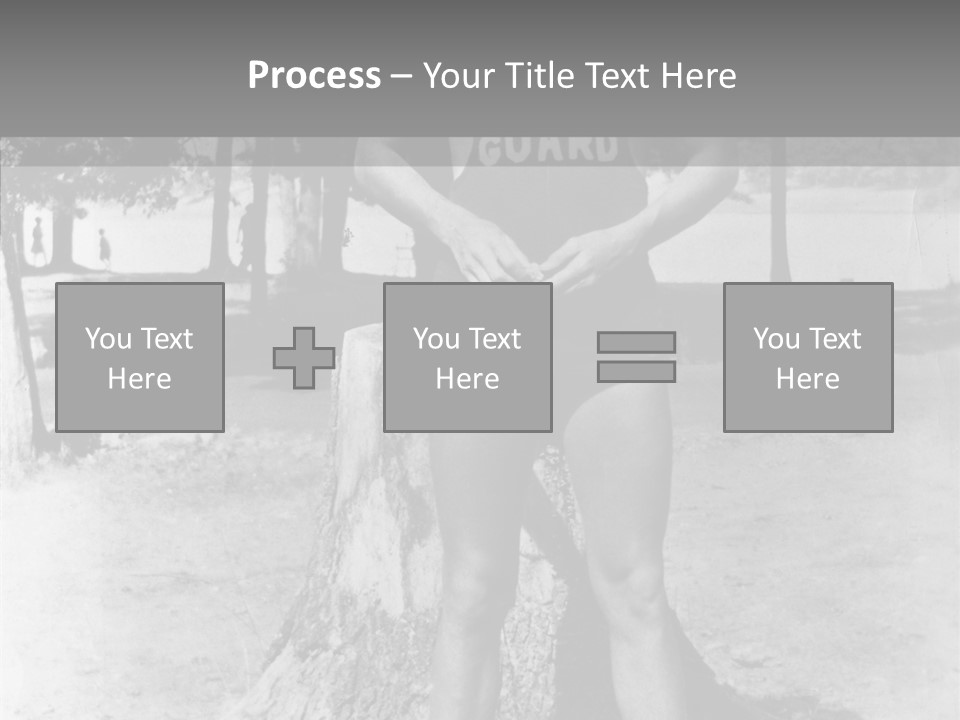 Sportsman 20 Th Century Poses For The Camera PowerPoint Template