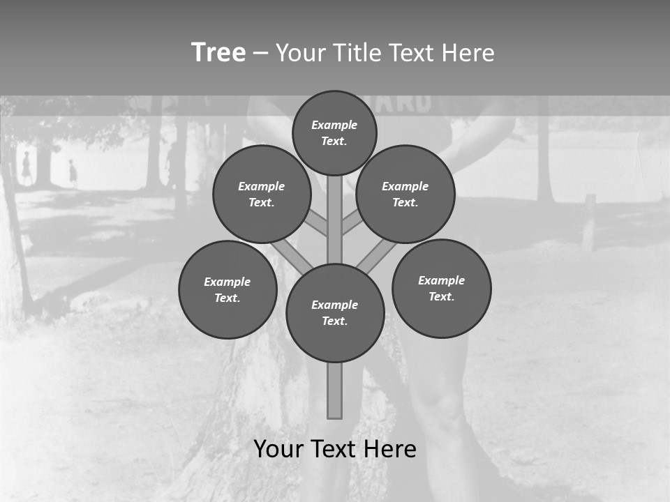 Sportsman 20 Th Century Poses For The Camera PowerPoint Template