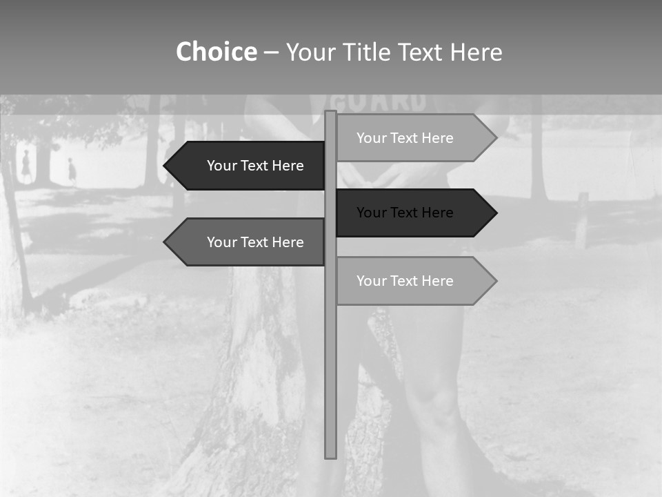 Sportsman 20 Th Century Poses For The Camera PowerPoint Template