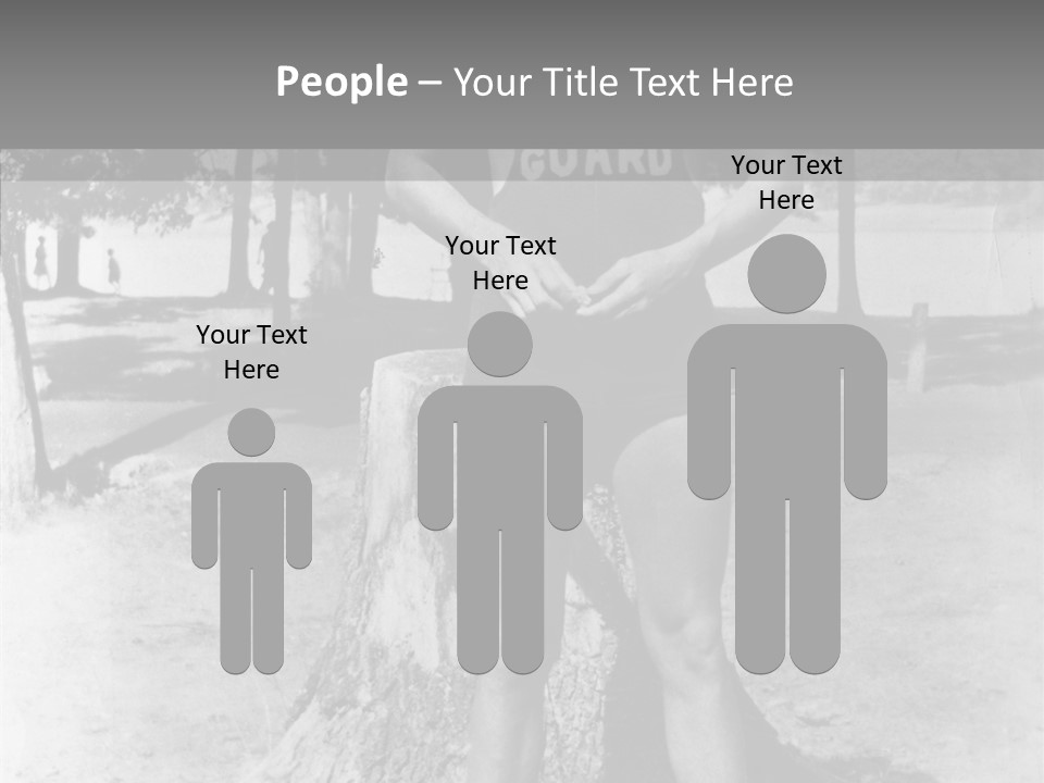 Sportsman 20 Th Century Poses For The Camera PowerPoint Template