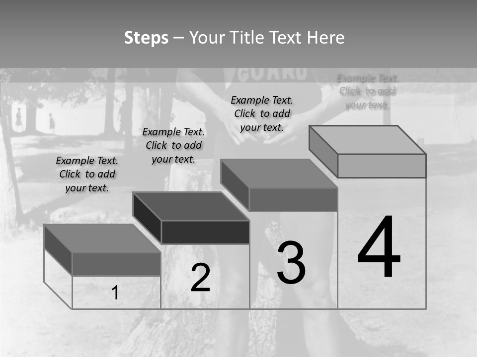 Sportsman 20 Th Century Poses For The Camera PowerPoint Template
