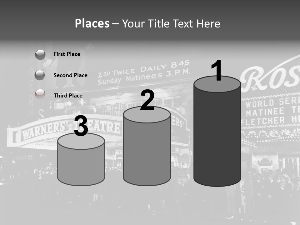 Advertising Representations In The Metropolis Of 20 Th Century PowerPoint Template