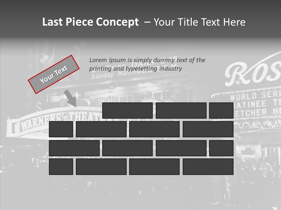 Advertising Representations In The Metropolis Of 20 Th Century PowerPoint Template