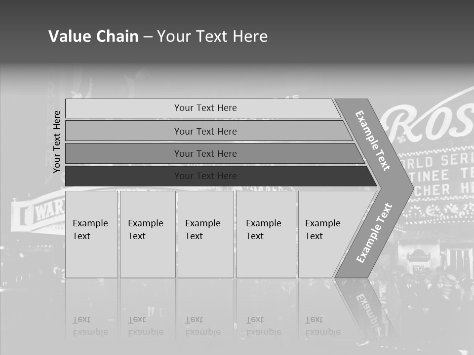 Advertising Representations In The Metropolis Of 20 Th Century PowerPoint Template
