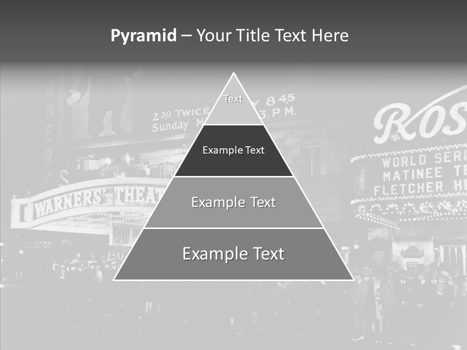 Advertising Representations In The Metropolis Of 20 Th Century PowerPoint Template