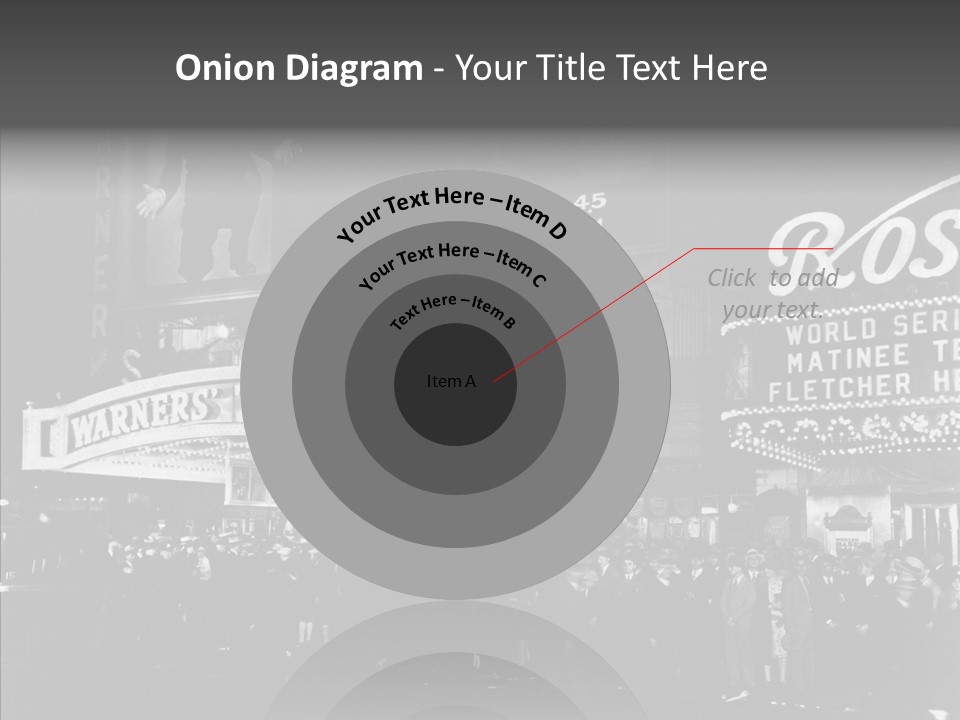 Advertising Representations In The Metropolis Of 20 Th Century PowerPoint Template