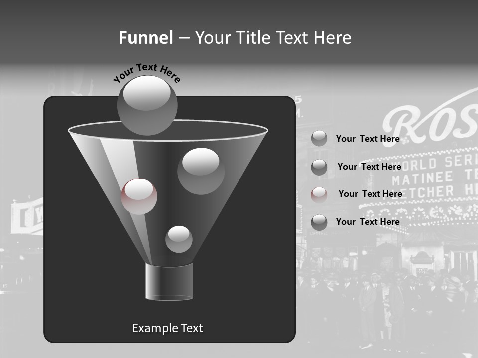 Advertising Representations In The Metropolis Of 20 Th Century PowerPoint Template