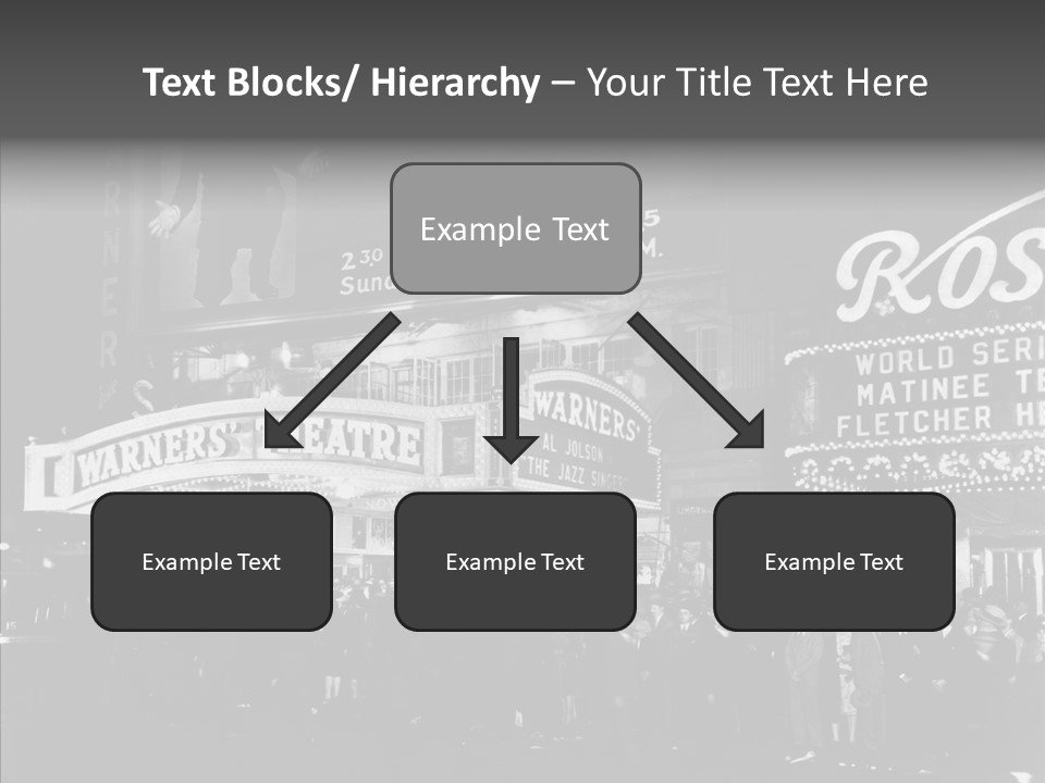 Advertising Representations In The Metropolis Of 20 Th Century PowerPoint Template