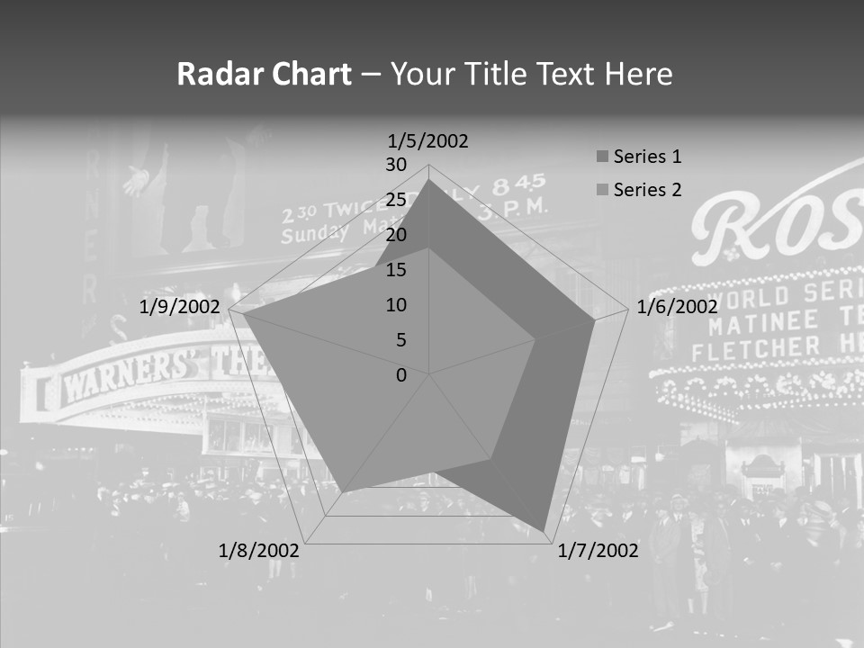 Advertising Representations In The Metropolis Of 20 Th Century PowerPoint Template