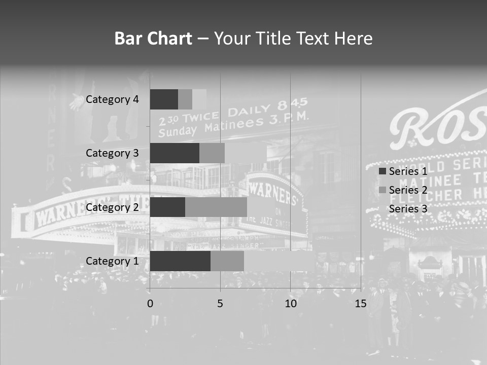 Advertising Representations In The Metropolis Of 20 Th Century PowerPoint Template