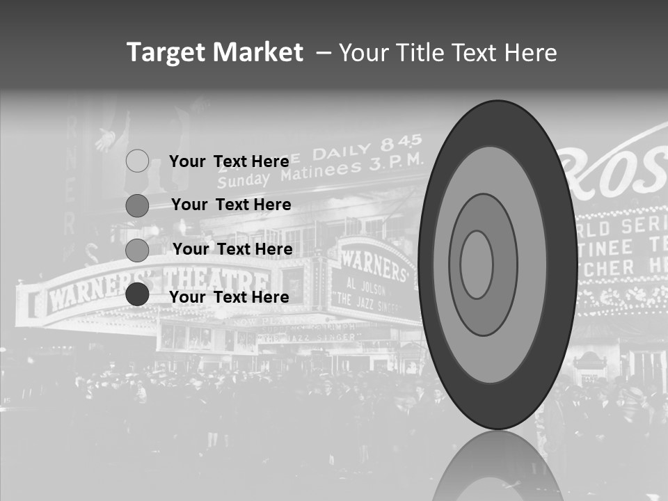 Advertising Representations In The Metropolis Of 20 Th Century PowerPoint Template