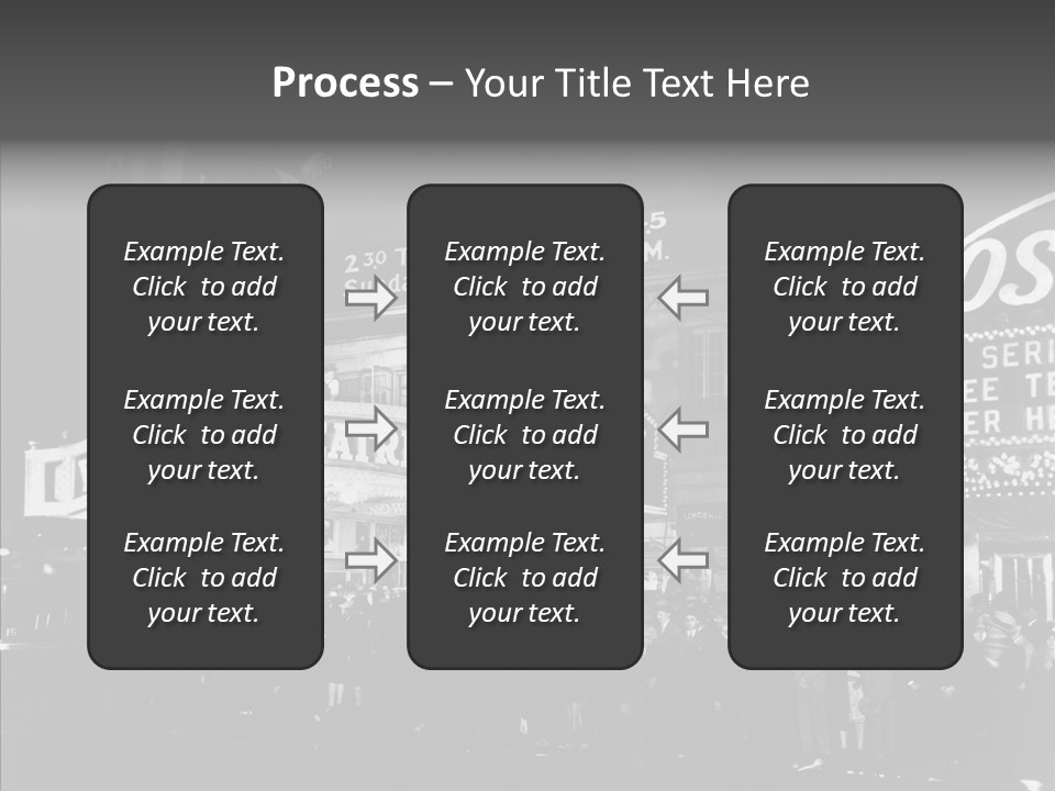 Advertising Representations In The Metropolis Of 20 Th Century PowerPoint Template