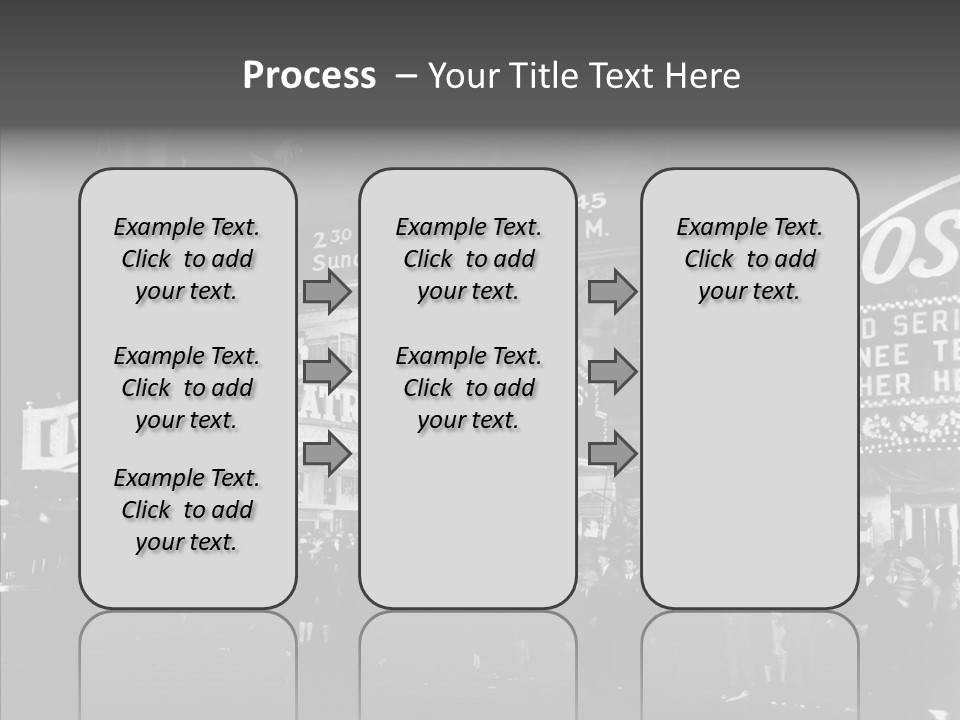 Advertising Representations In The Metropolis Of 20 Th Century PowerPoint Template