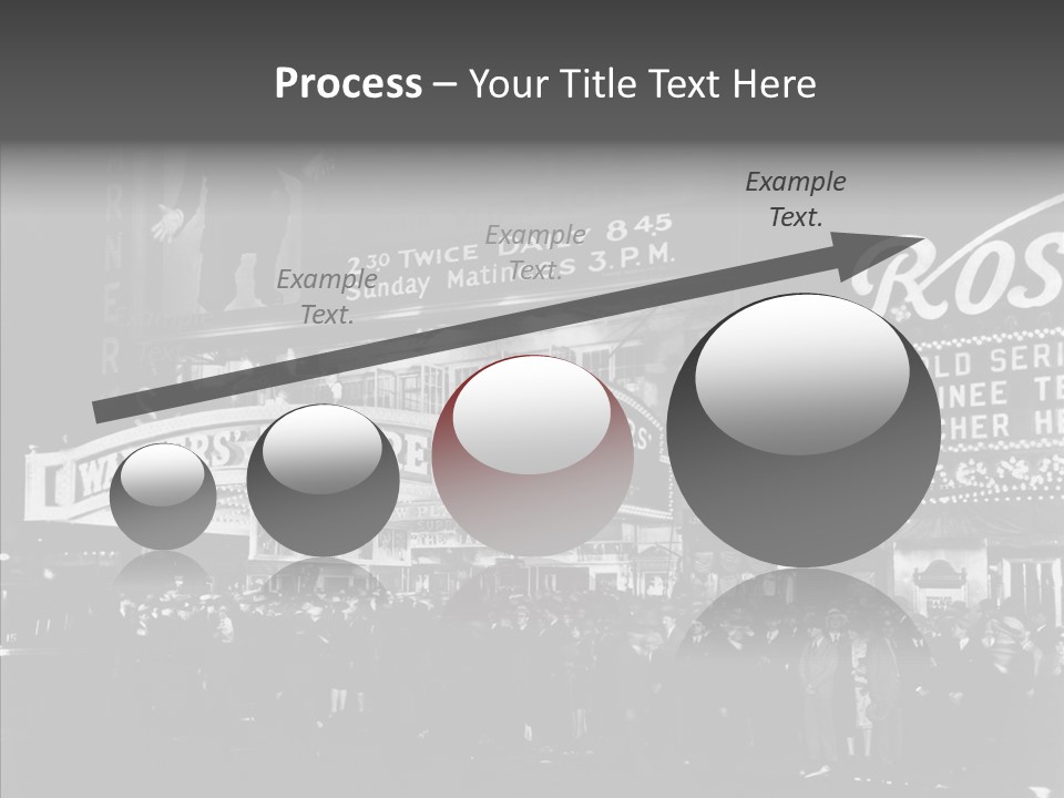 Advertising Representations In The Metropolis Of 20 Th Century PowerPoint Template