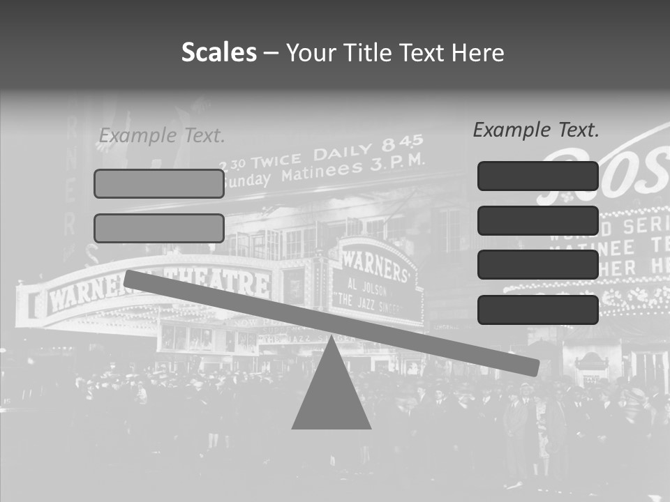Advertising Representations In The Metropolis Of 20 Th Century PowerPoint Template