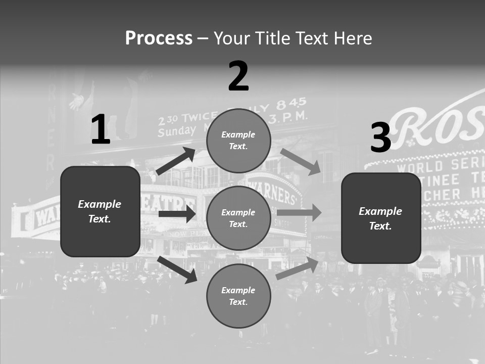 Advertising Representations In The Metropolis Of 20 Th Century PowerPoint Template