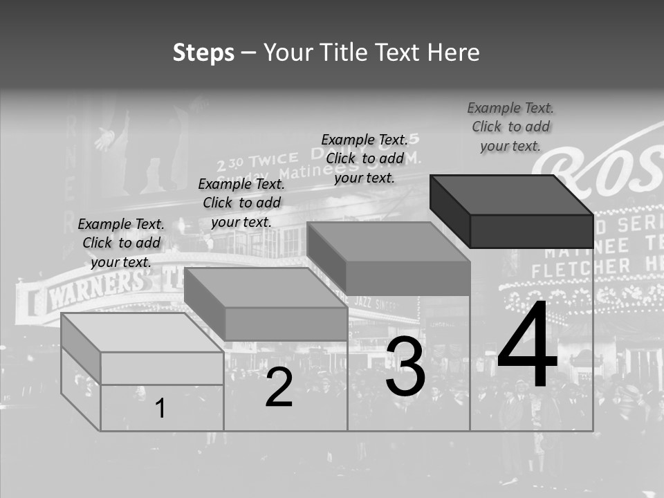 Advertising Representations In The Metropolis Of 20 Th Century PowerPoint Template