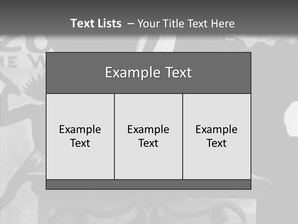 He Speaks A Black-White Background PowerPoint Template