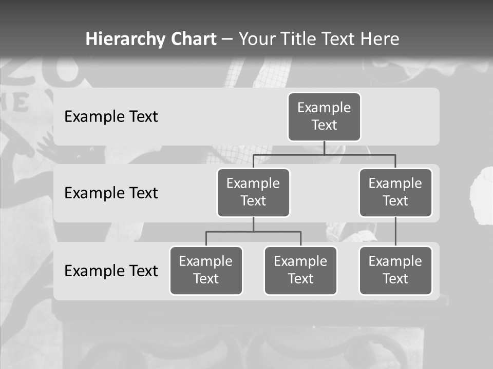 He Speaks A Black-White Background PowerPoint Template