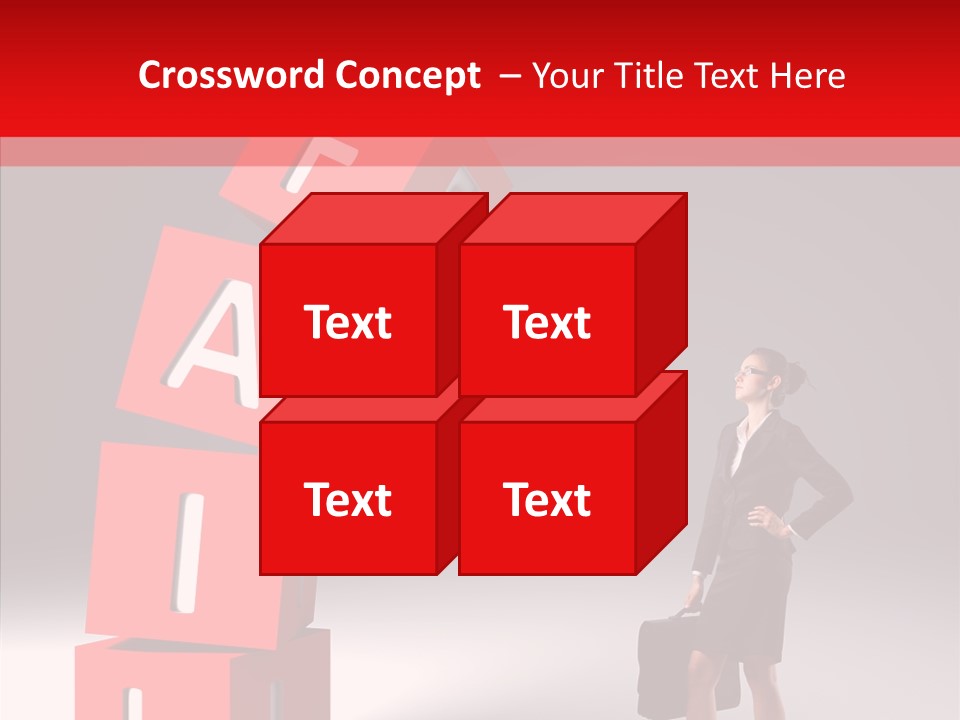 Failed Lose White PowerPoint Template