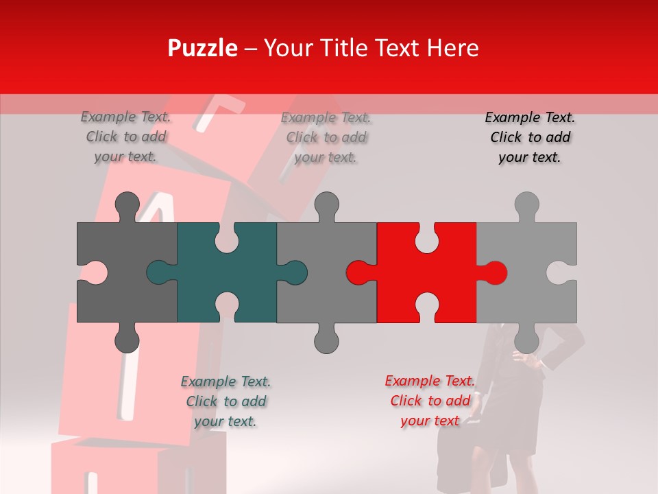 Failed Lose White PowerPoint Template