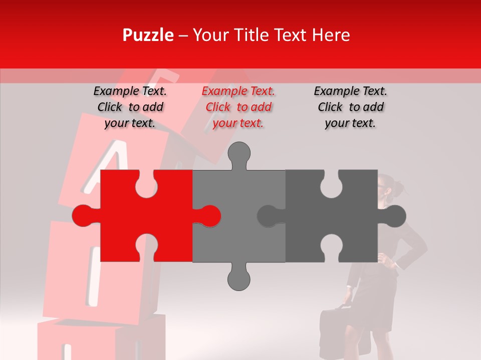 Failed Lose White PowerPoint Template