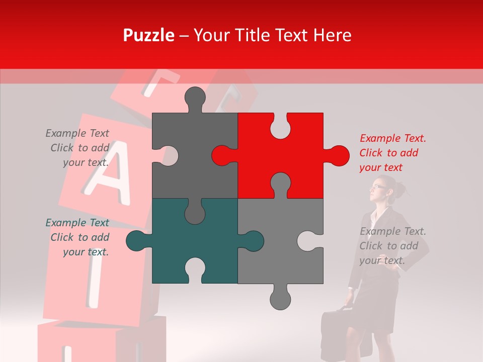 Failed Lose White PowerPoint Template