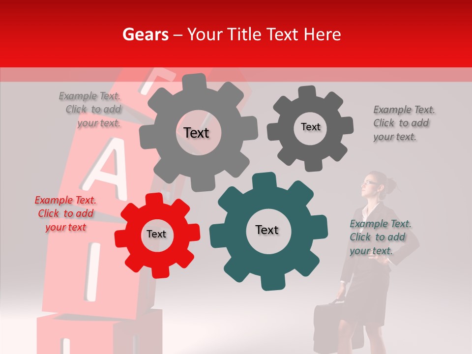 Failed Lose White PowerPoint Template