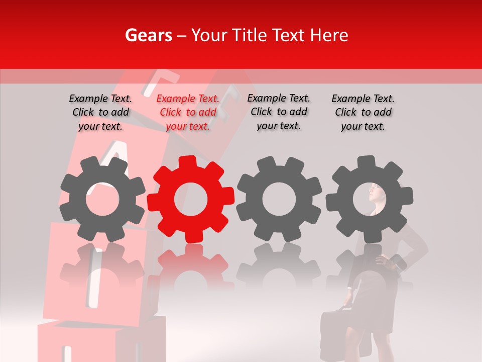 Failed Lose White PowerPoint Template