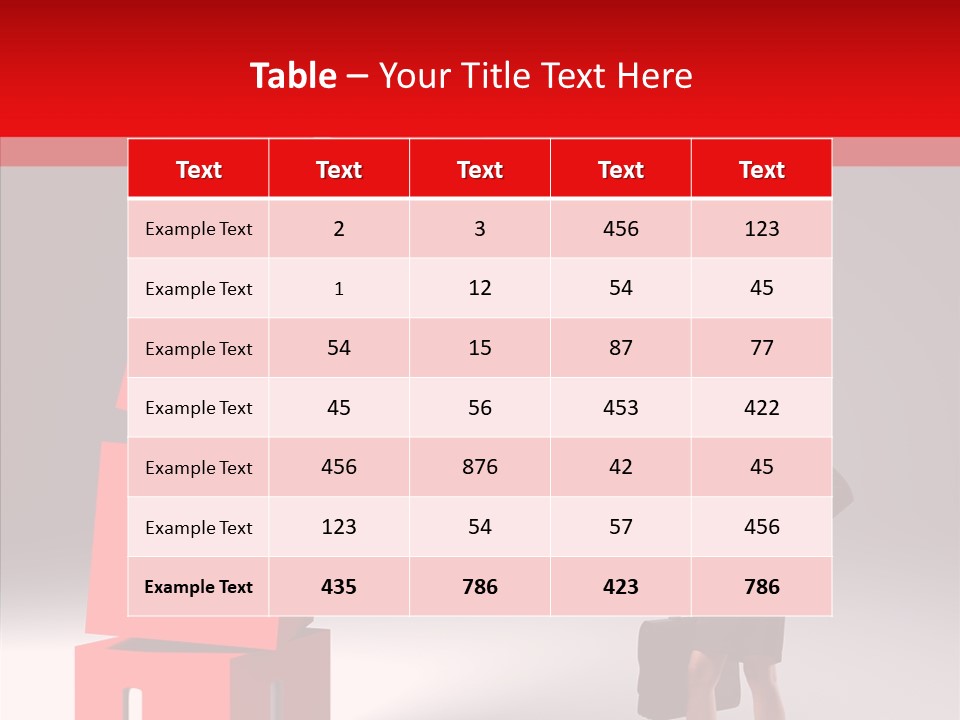Failed Lose White PowerPoint Template