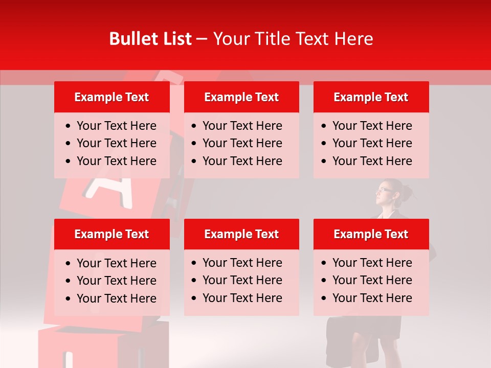 Failed Lose White PowerPoint Template