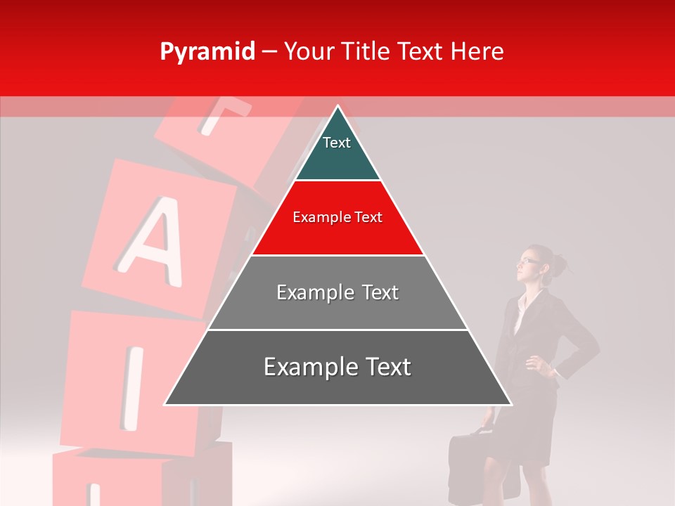 Failed Lose White PowerPoint Template