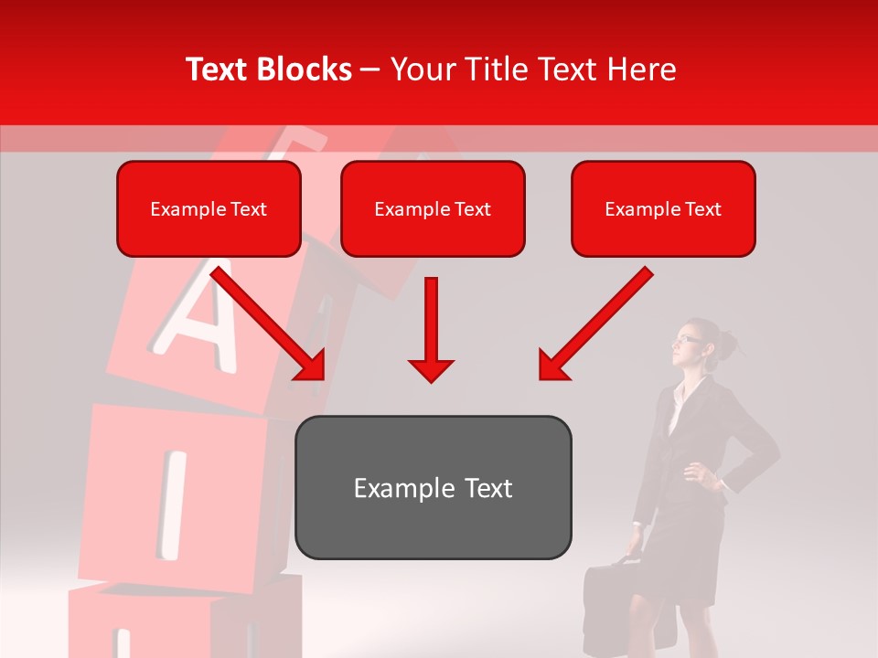 Failed Lose White PowerPoint Template