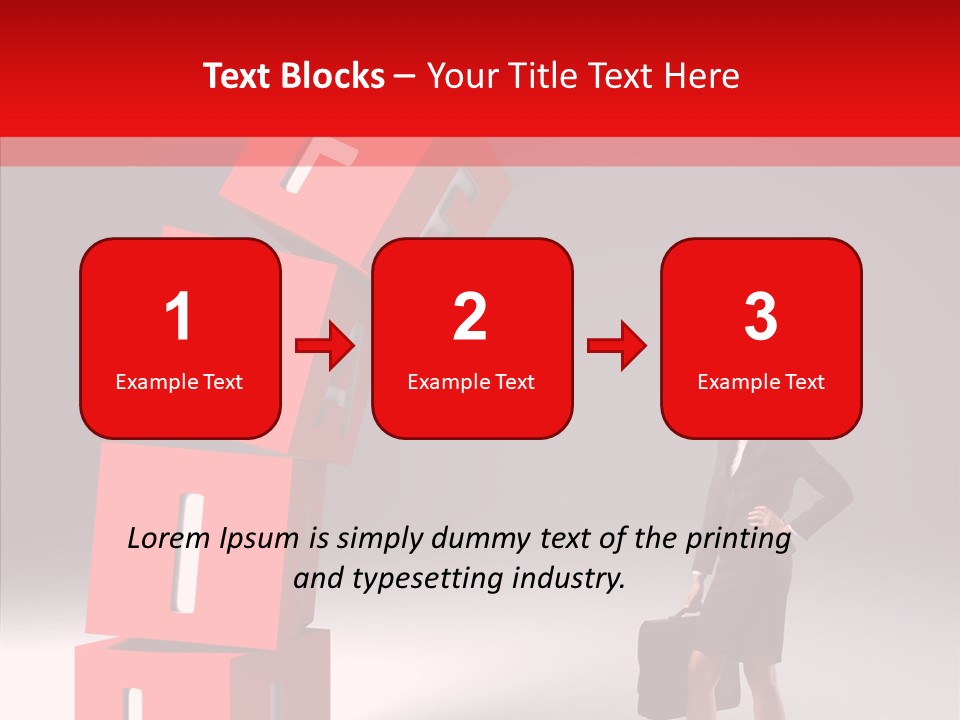 Failed Lose White PowerPoint Template
