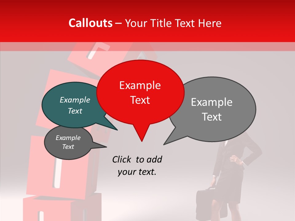 Failed Lose White PowerPoint Template