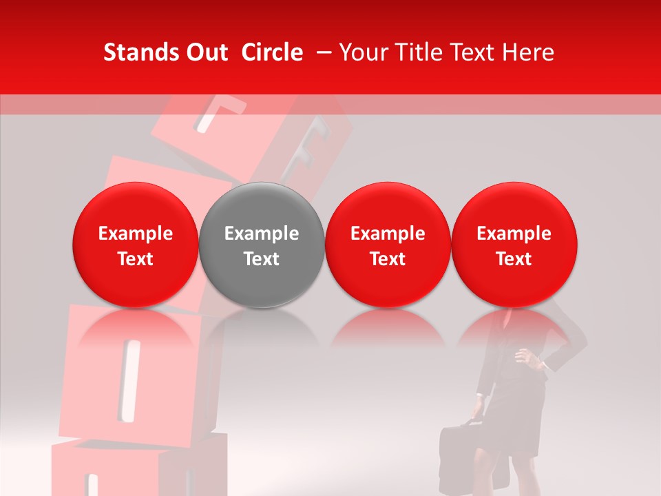 Failed Lose White PowerPoint Template