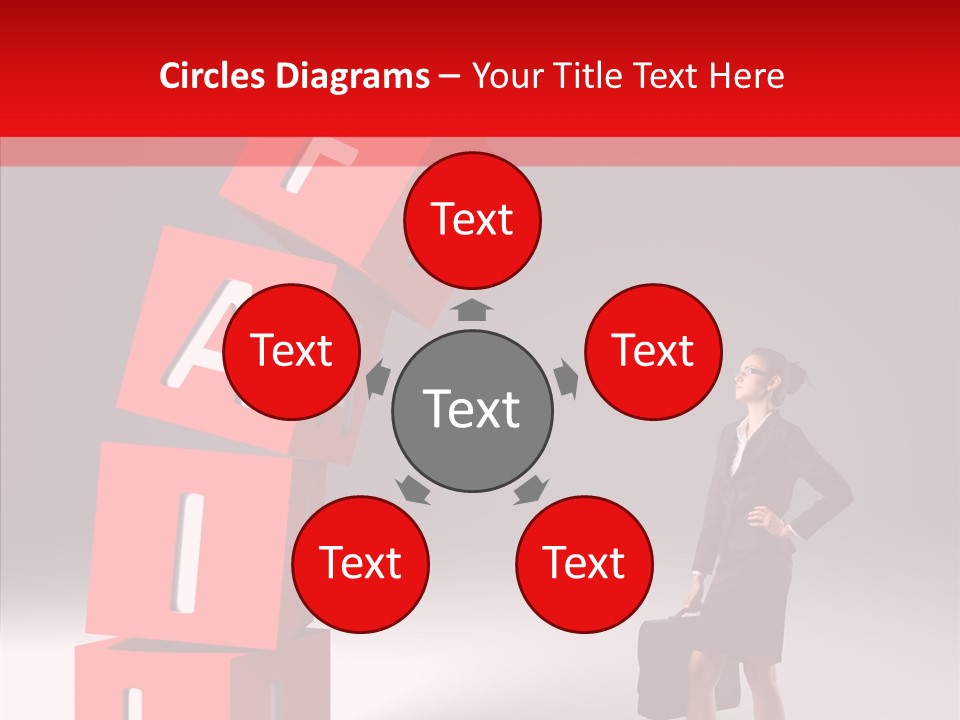 Failed Lose White PowerPoint Template