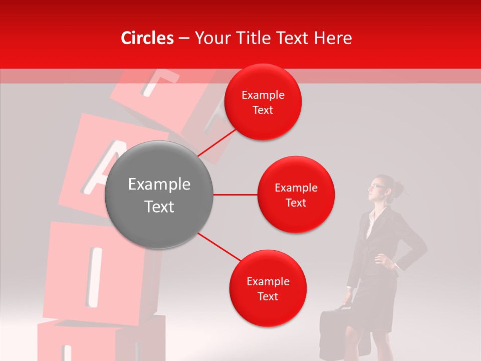 Failed Lose White PowerPoint Template