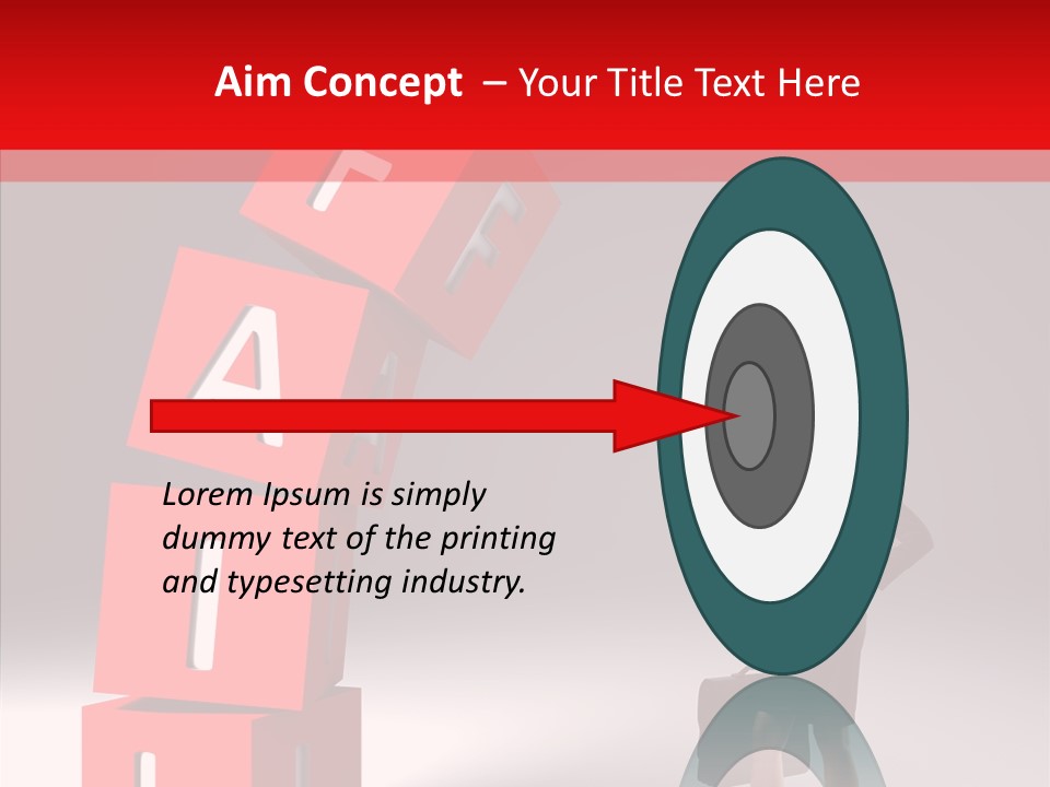 Failed Lose White PowerPoint Template