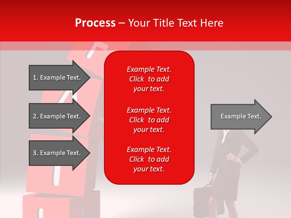 Failed Lose White PowerPoint Template