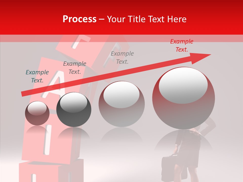 Failed Lose White PowerPoint Template