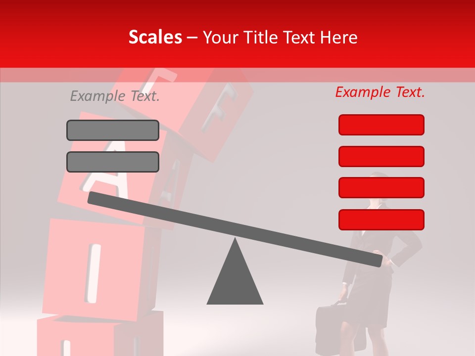 Failed Lose White PowerPoint Template